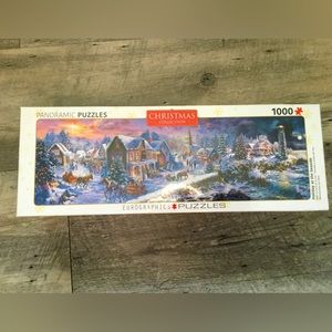 New,eurographics sealed box 1000 piece Christmas Collection puzzle, Panoramic